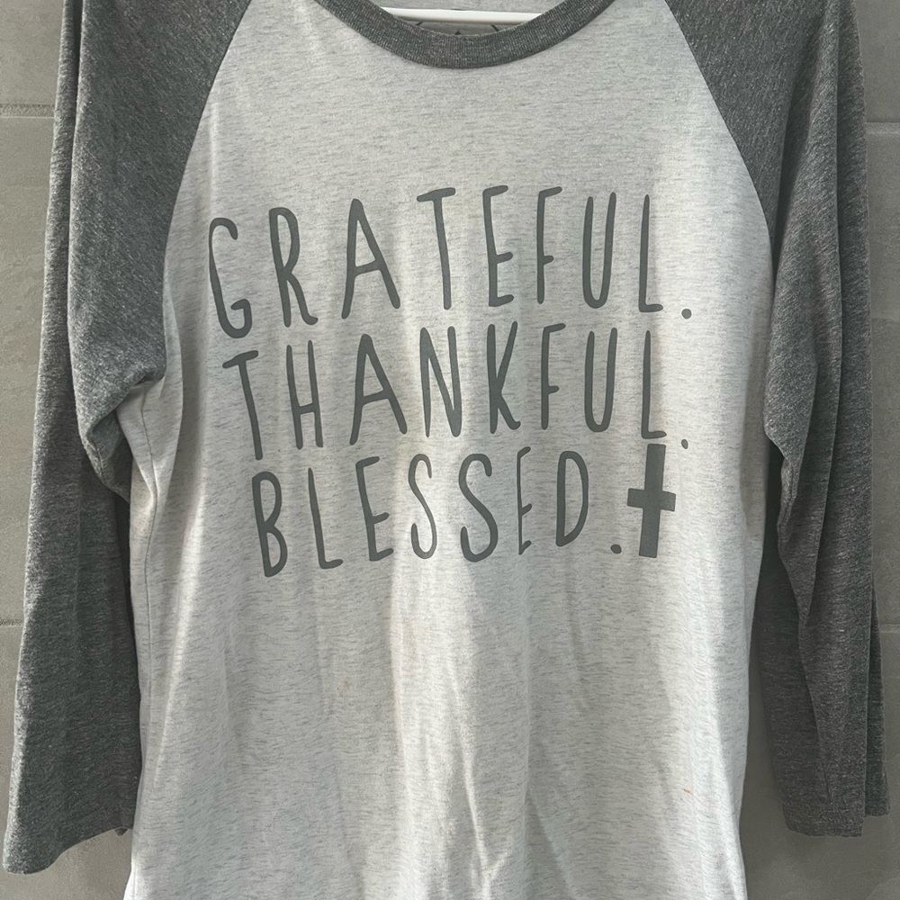 Anne Marie Gray Raglan Tee